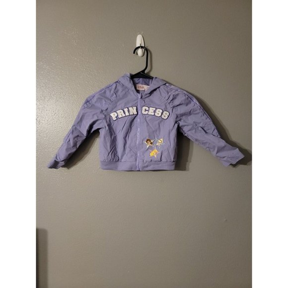 Disney Jackets & Coats Disney Princess Purple Full Zip Hooded Rain
